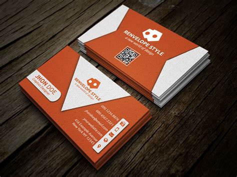 business card layout types